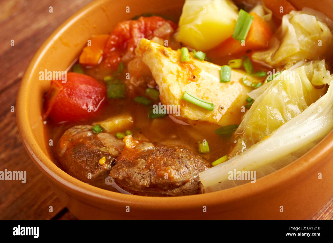 Caldo де Res - soupe de boeuf traditionnel Mexicain Banque D'Images