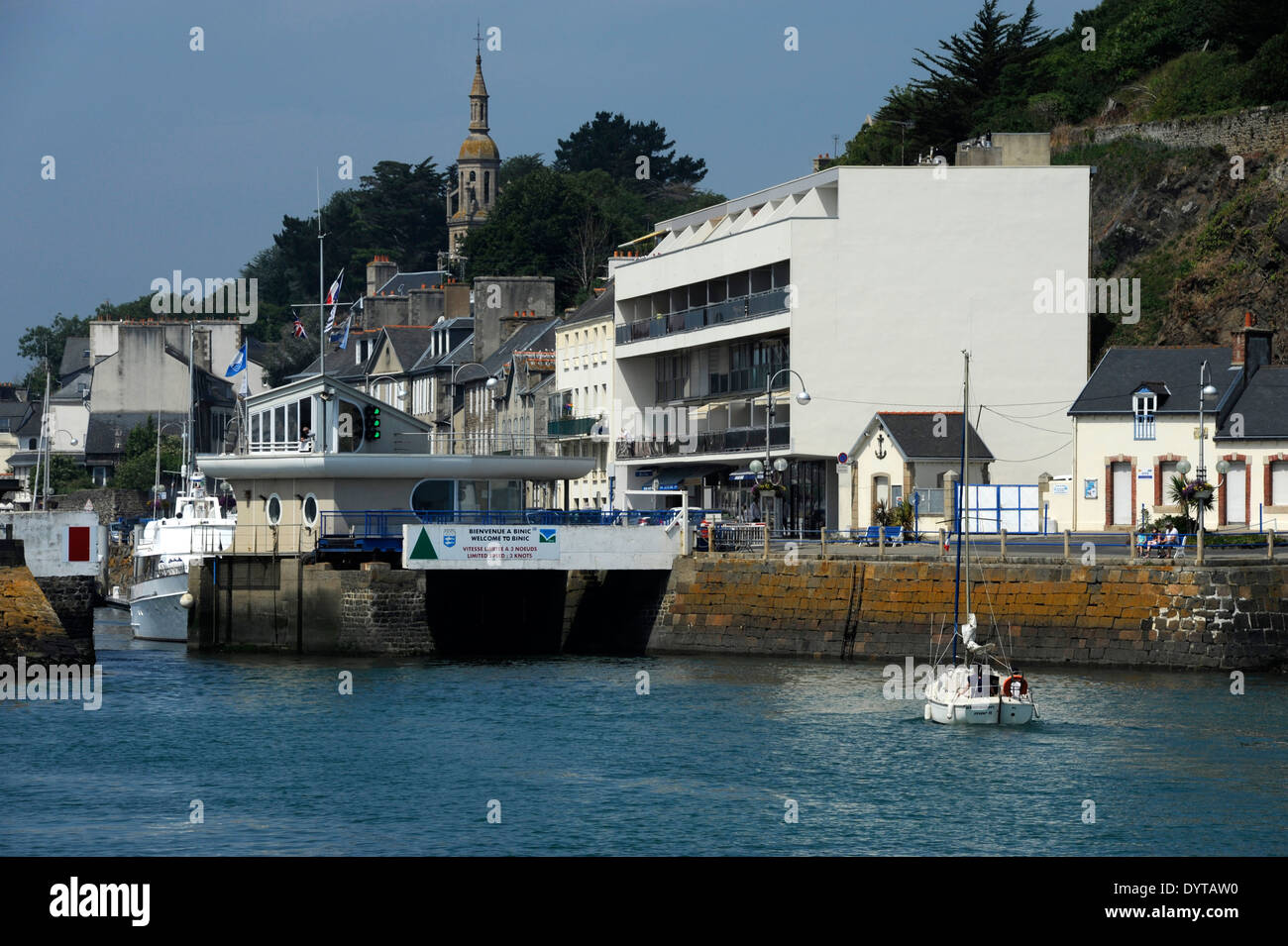 Binic port près de Saint-Brieuc, Côtes-d'Armor,Bretagne,Bretagne,France Banque D'Images