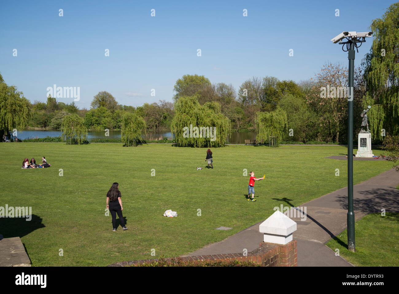 Jardins Radnor, Strawberry Hill, quartier de Richmond, London, UK Banque D'Images