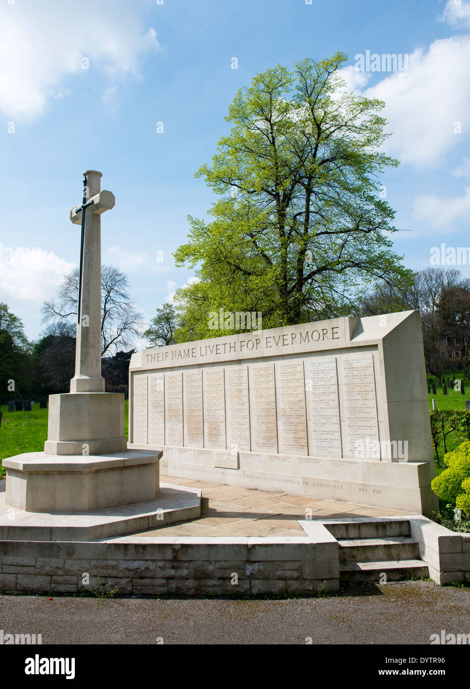 Monument au Cimetière général de la ville de Nottingham, Nottinghamshire England UK Banque D'Images