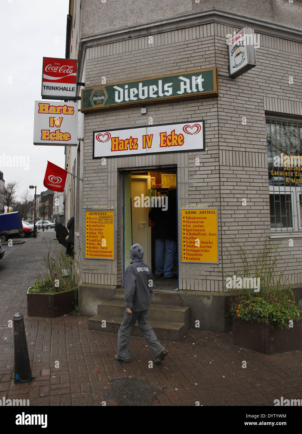 Hartz IV Ecke Banque D'Images