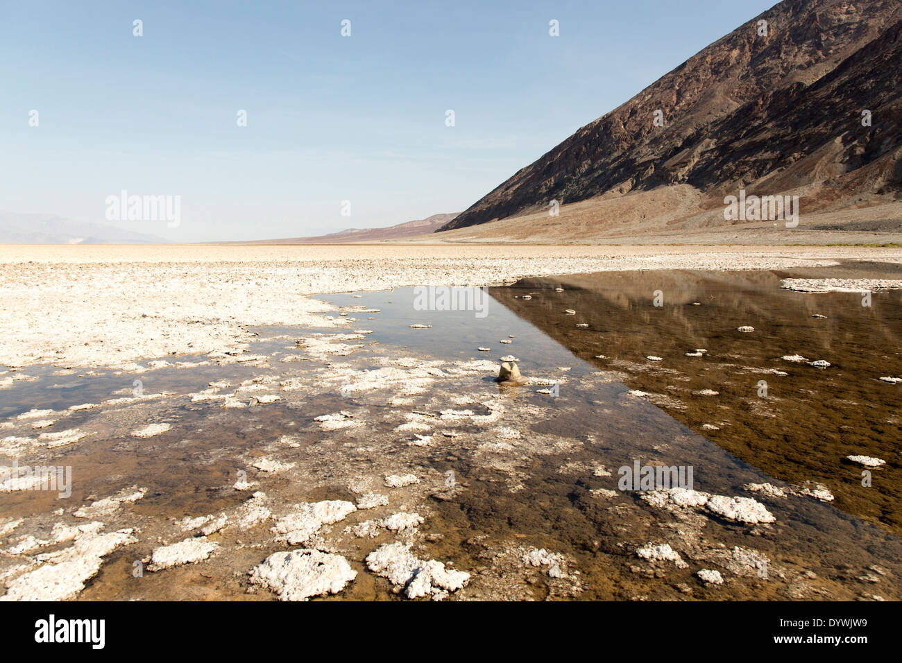 Bassin de Badwater Banque D'Images