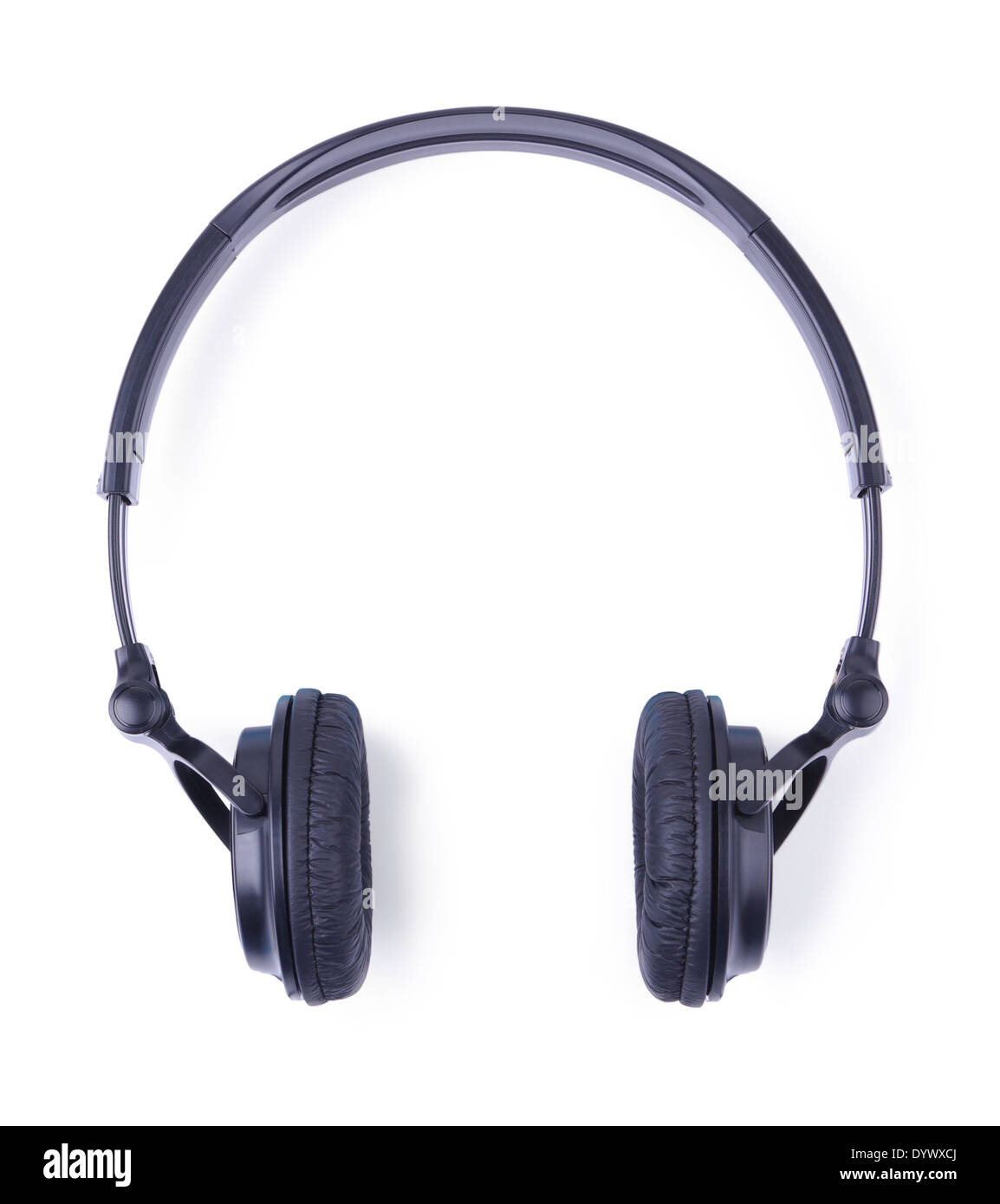 Le casque sur un fond blanc Banque D'Images