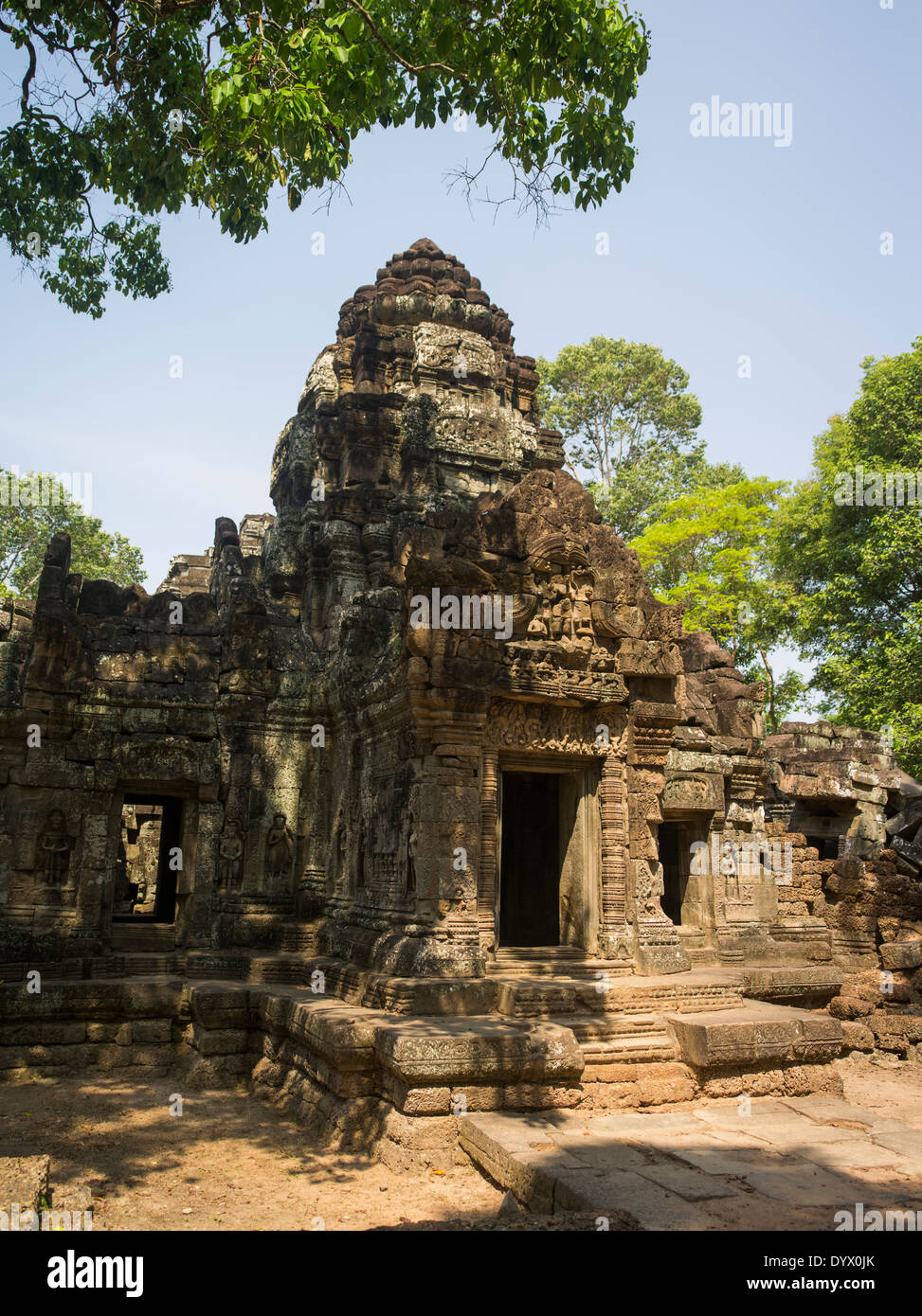 Ta Som Temple, Siem Reap, Cambodge Banque D'Images