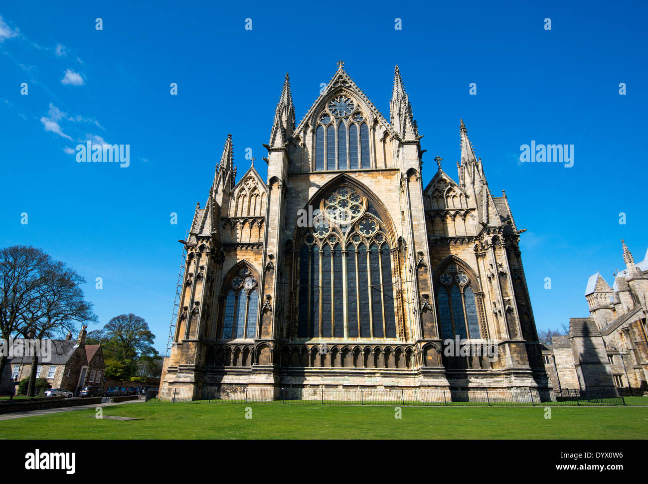 La Cathédrale de Lincoln dans le centre-ville de Lincoln, Lincolnshire England UK Banque D'Images