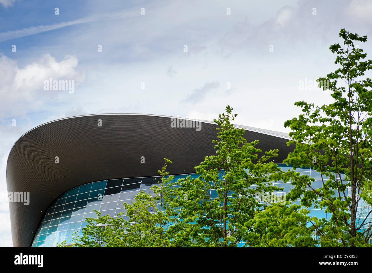 Londres, Royaume-Uni. Apr 26, 2014. Une vue générale de l'extérieur de la piscine durant la deuxième journée de la FINA/NVC Diving World Series 2014 au London Centre aquatique. Credit : Action Plus Sport/Alamy Live News Banque D'Images