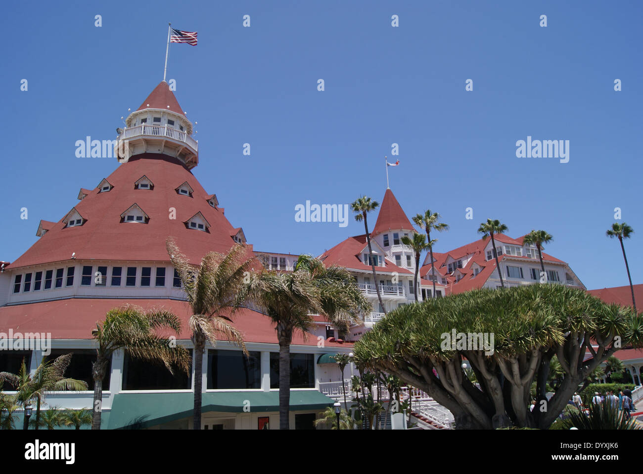 Le légendaire hôtel del Coronado Banque D'Images