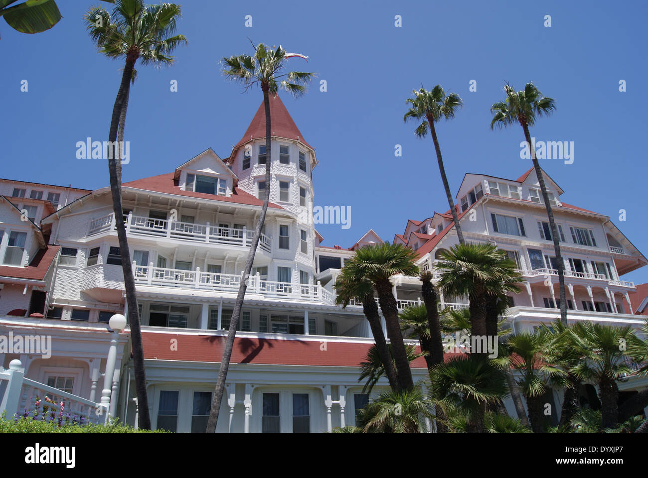 Le légendaire hôtel del Coronado Banque D'Images