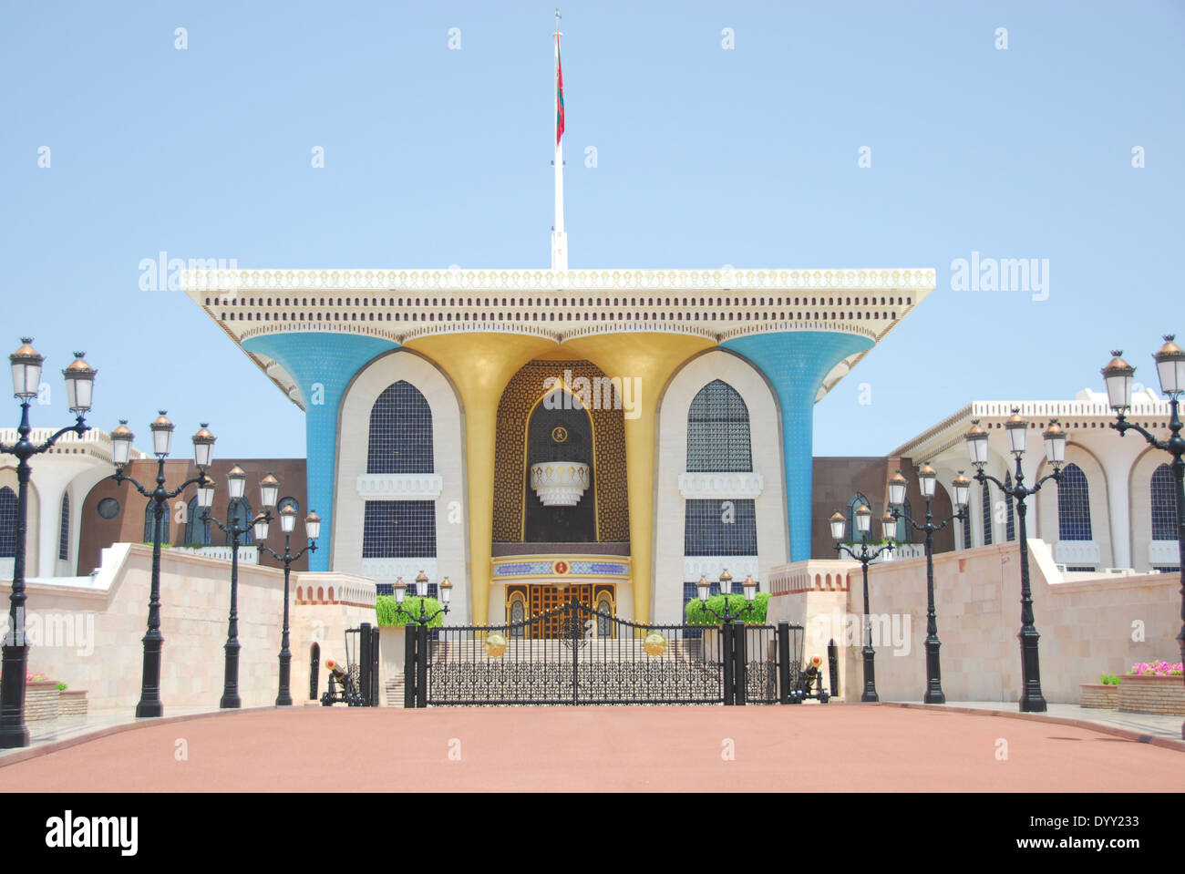 Al Alam Palace Muscat. Banque D'Images