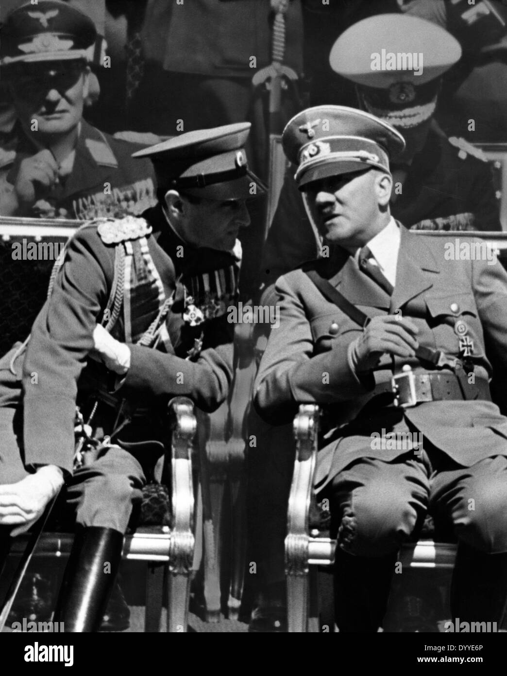 Adolf Hitler avec Paul de Yougoslavie, 1939 Banque D'Images