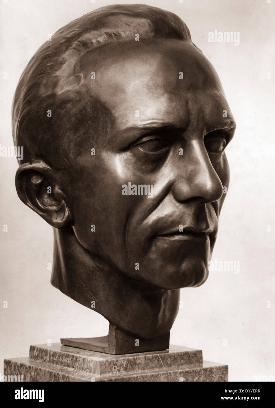 Buste de Joseph Goebbels, 1938 Banque D'Images