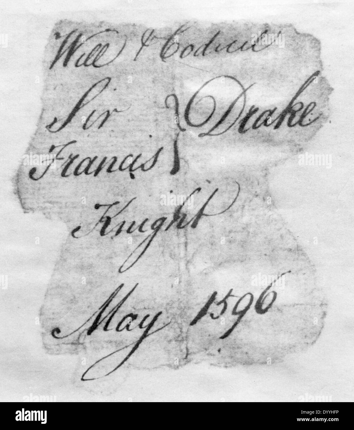 Sir Francis Drake Banque D'Images