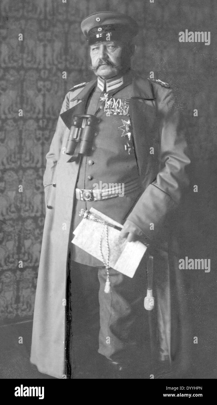 Paul von Hindenburg, 1916 Banque D'Images