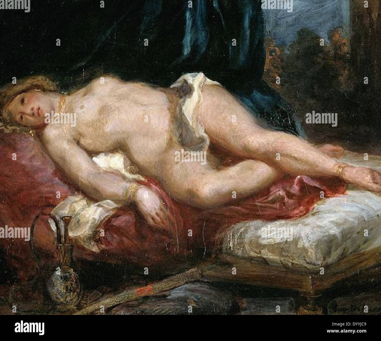 Eugene Delacroix Odalisque Banque D'Images