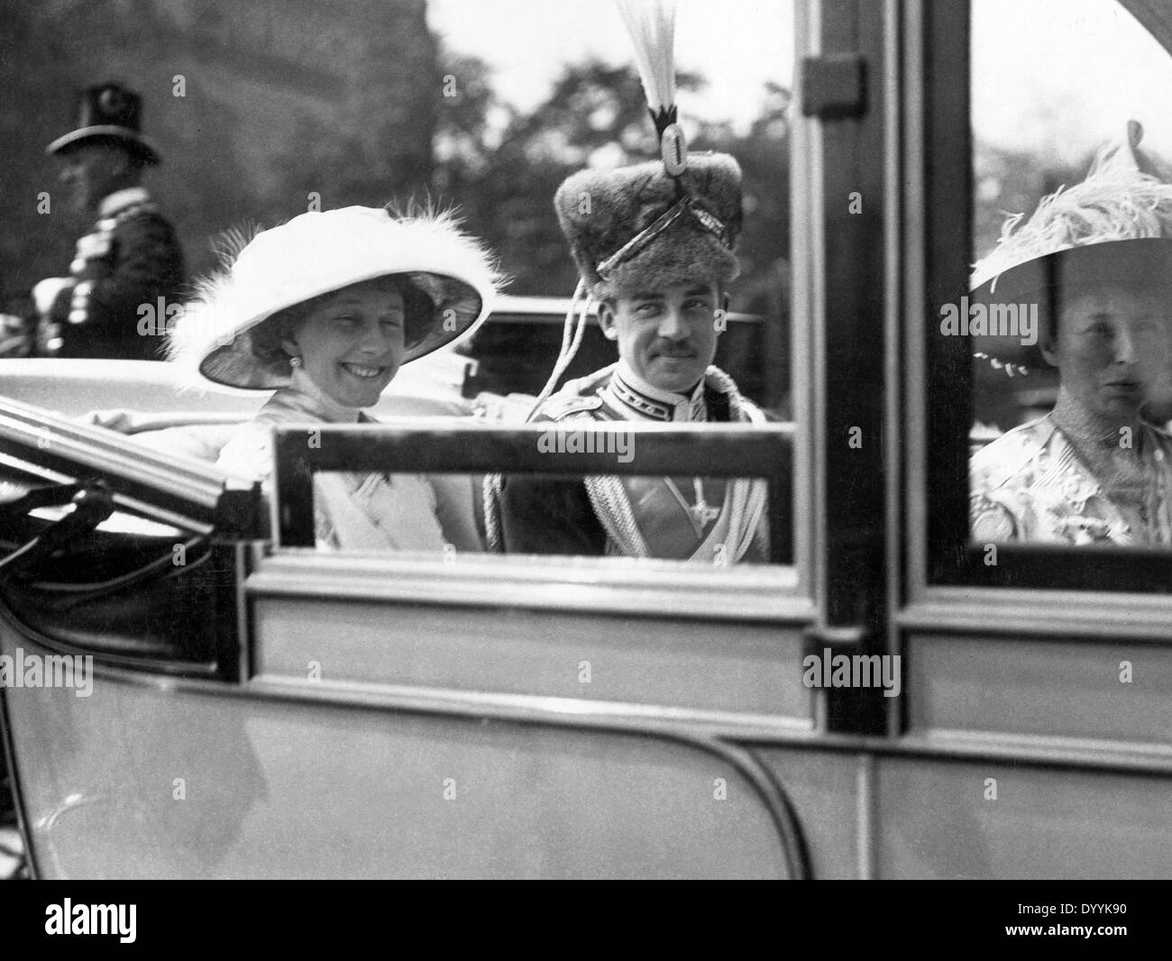Victoria Louise avec Ernest-auguste de Brunswick-Lueneburg, 1913 Banque D'Images