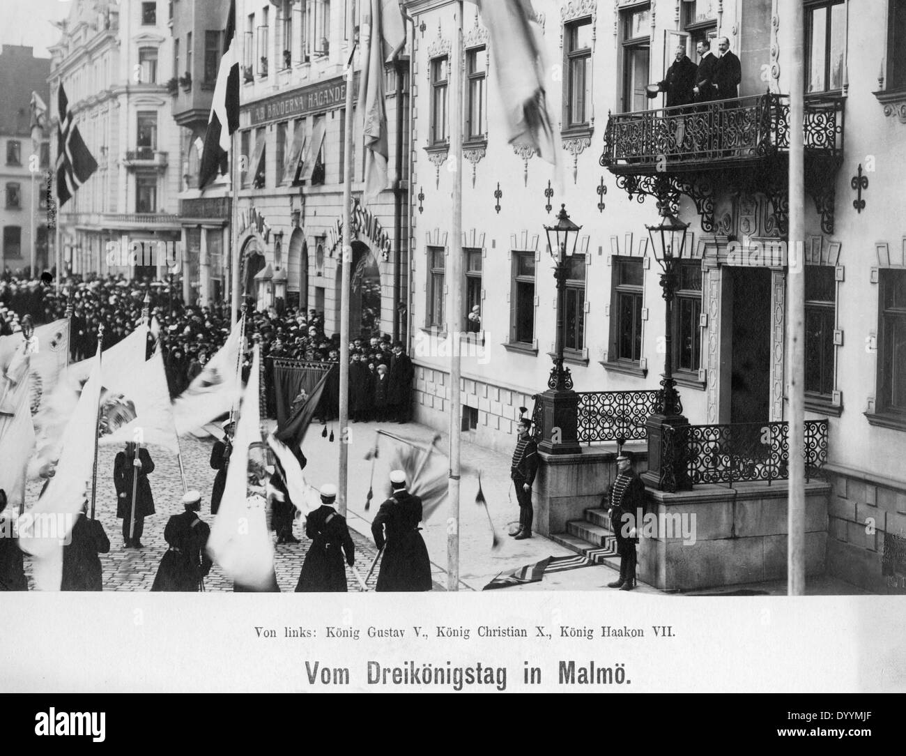 Gustav Adolf V. Banque D'Images