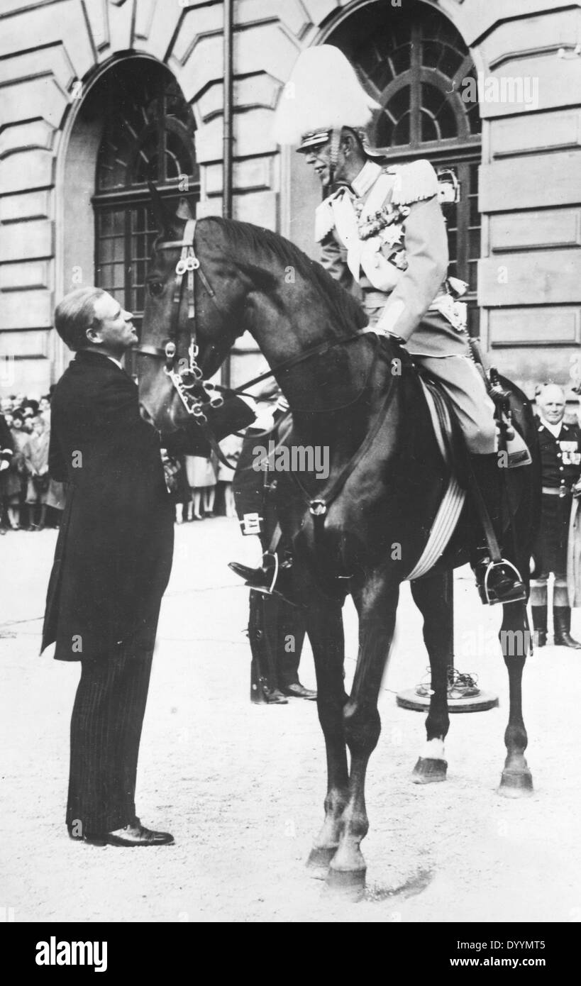 Gustav Adolf V. Banque D'Images