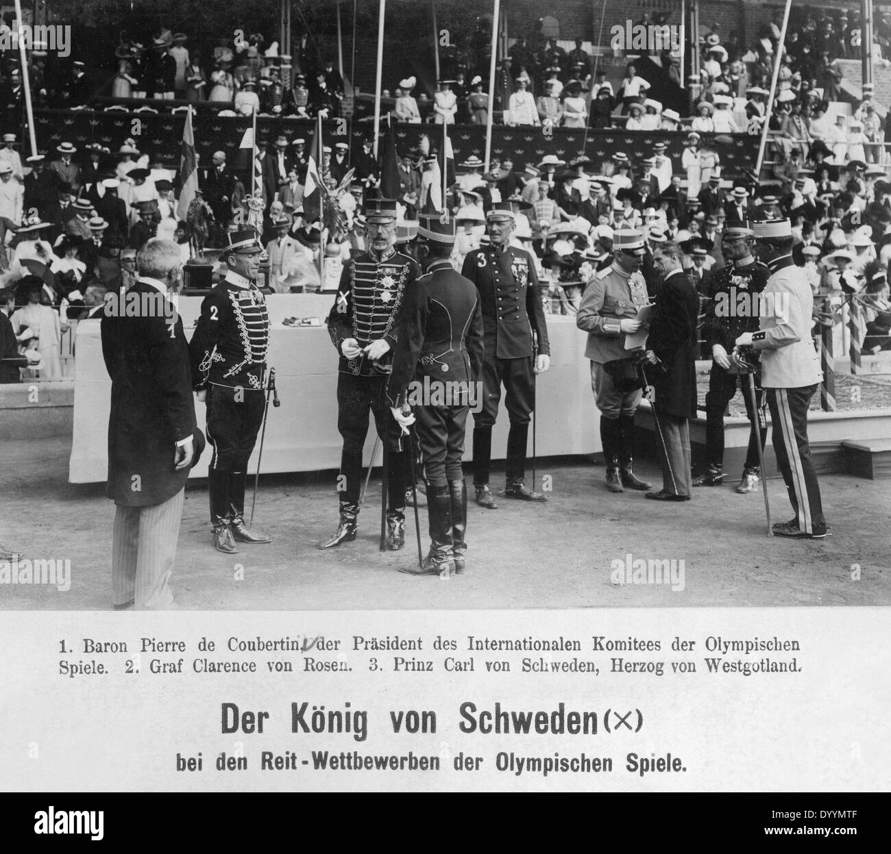 Gustav Adolf V. Banque D'Images