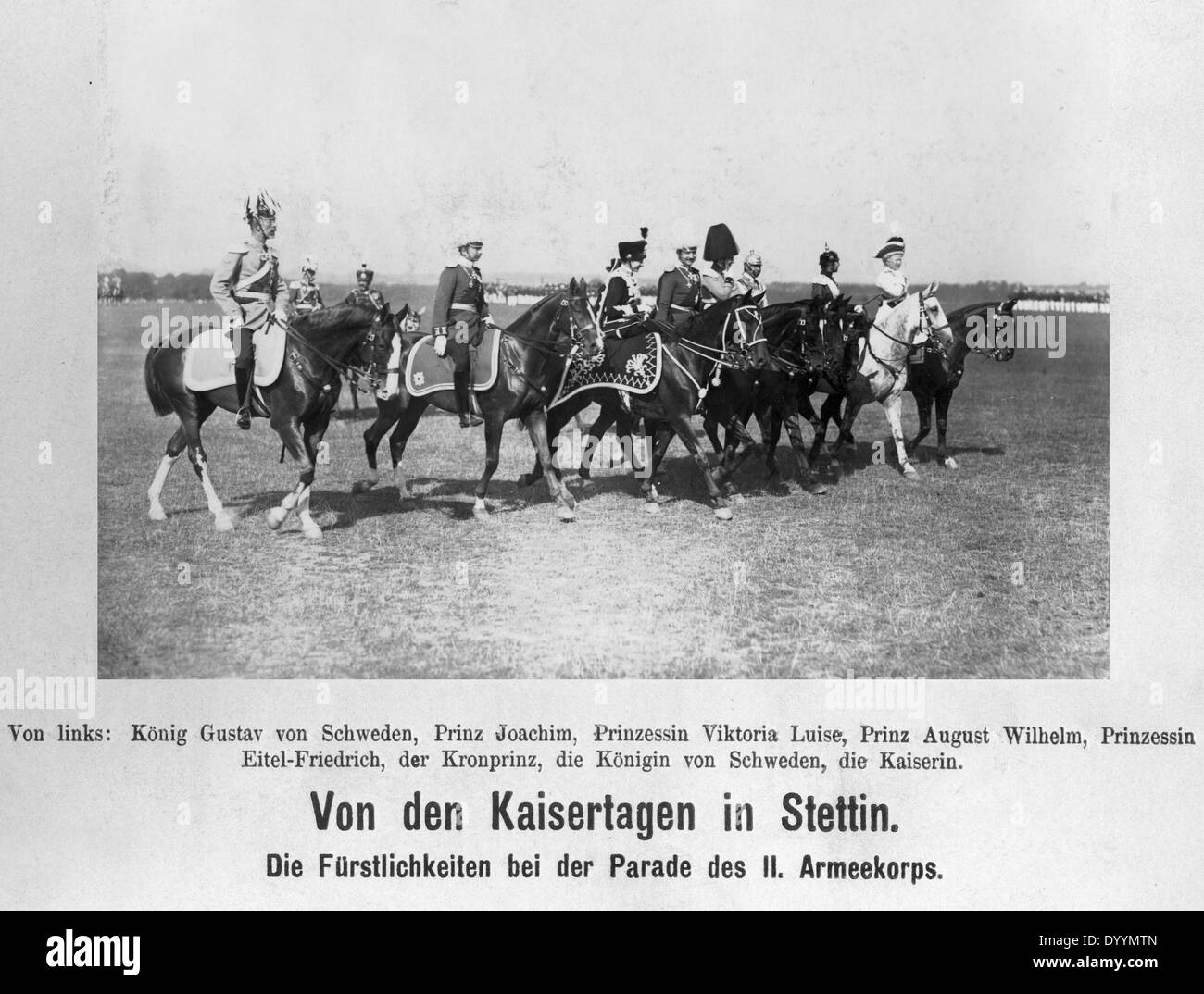 Gustav Adolf V. Banque D'Images