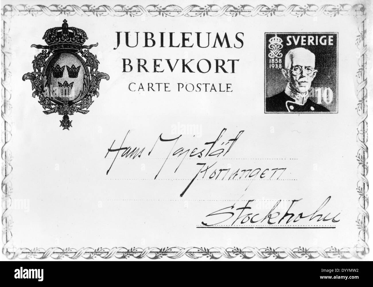 Gustav Adolf V. Banque D'Images