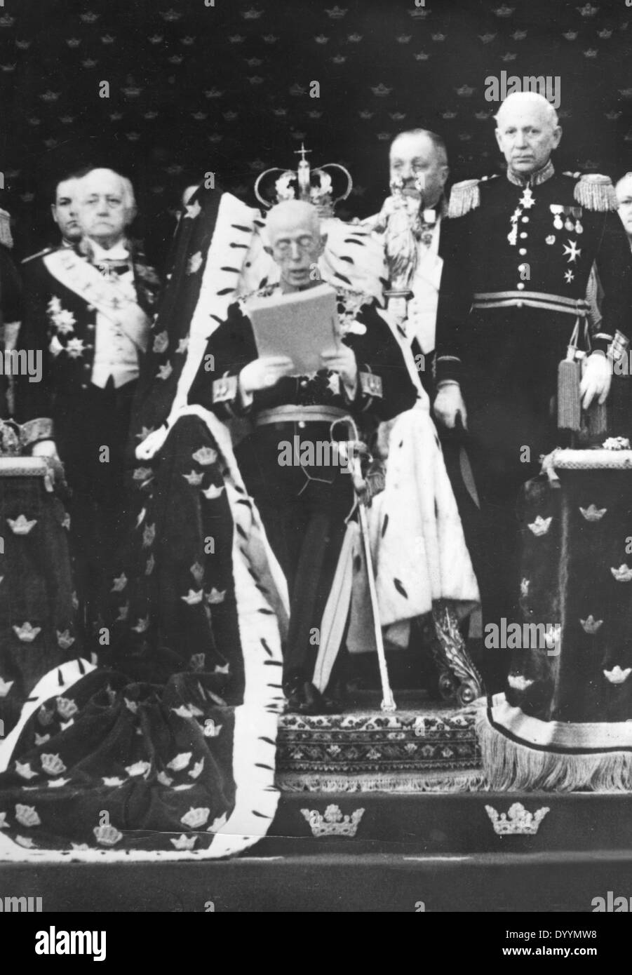 Gustav Adolf V. Banque D'Images