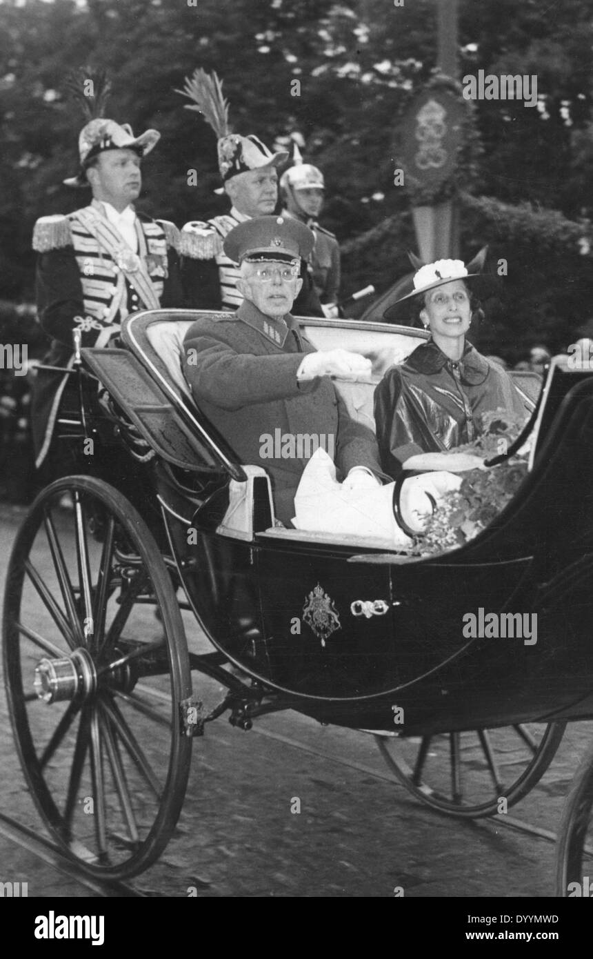 Gustav Adolf V. Banque D'Images