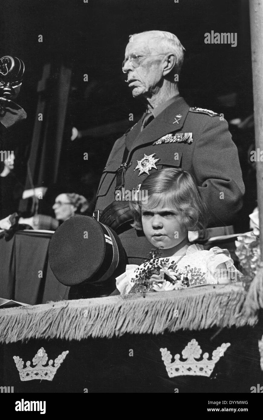 Gustav Adolf V. Banque D'Images