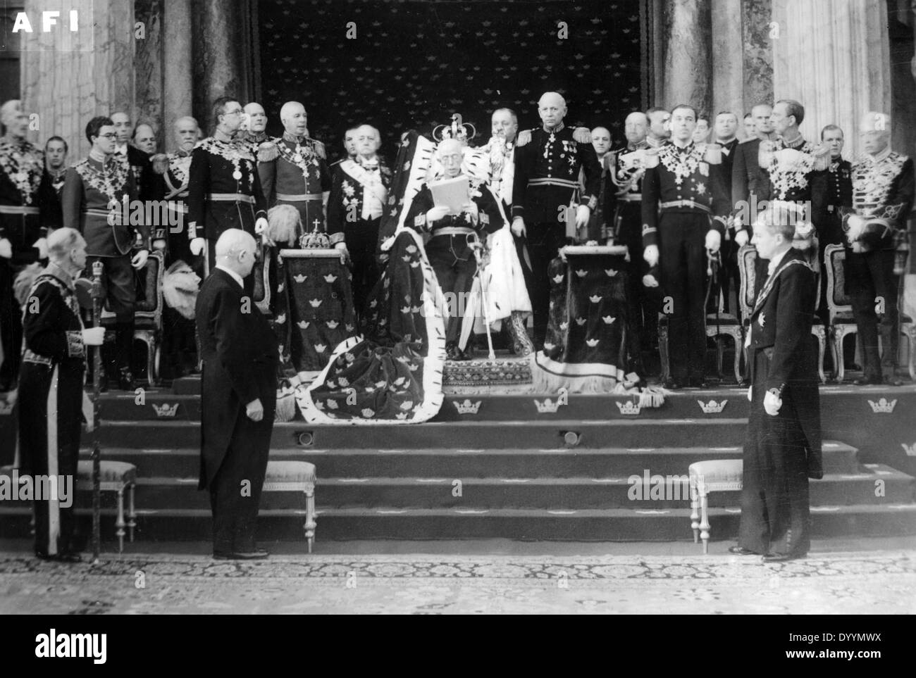 Gustav Adolf V. Banque D'Images