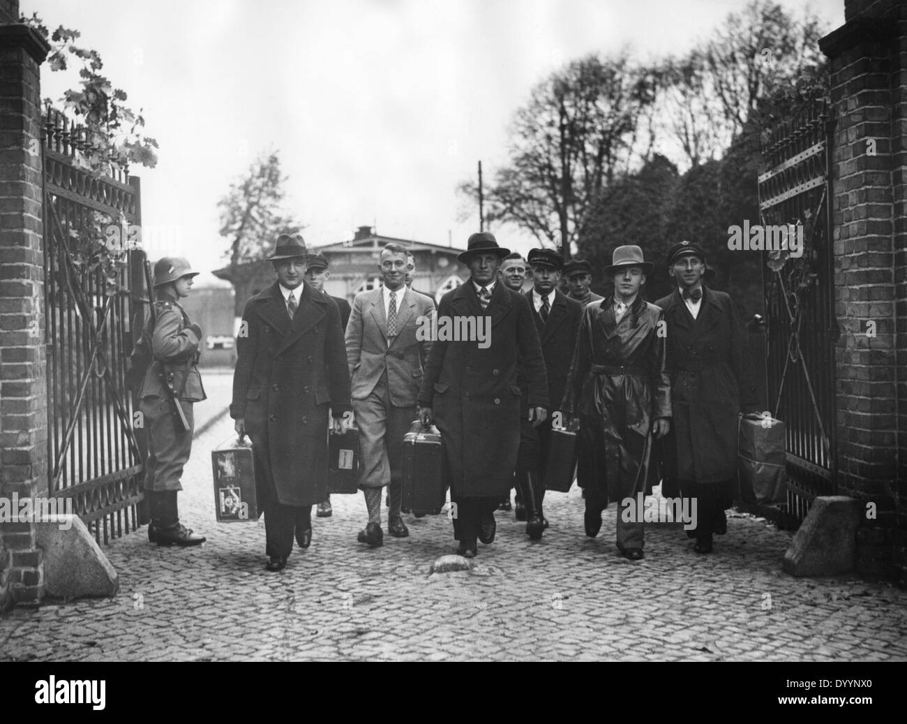 La première apparition publique de la nouvelle Wehrmacht (Forces armées), 1935 Banque D'Images