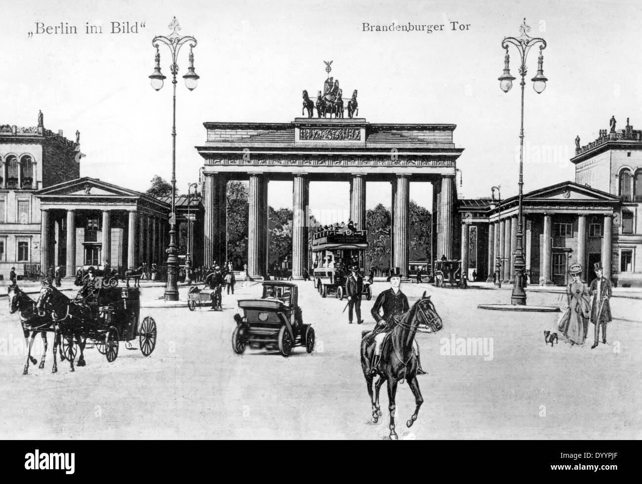 Photo de la porte de Brandebourg à Berlin Banque D'Images