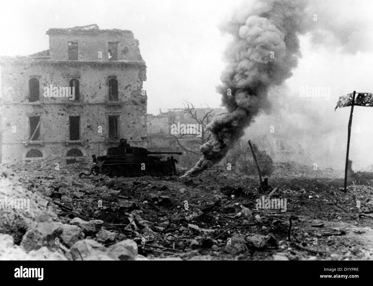 La Bataille de Monte Cassino, 1944 Banque D'Images