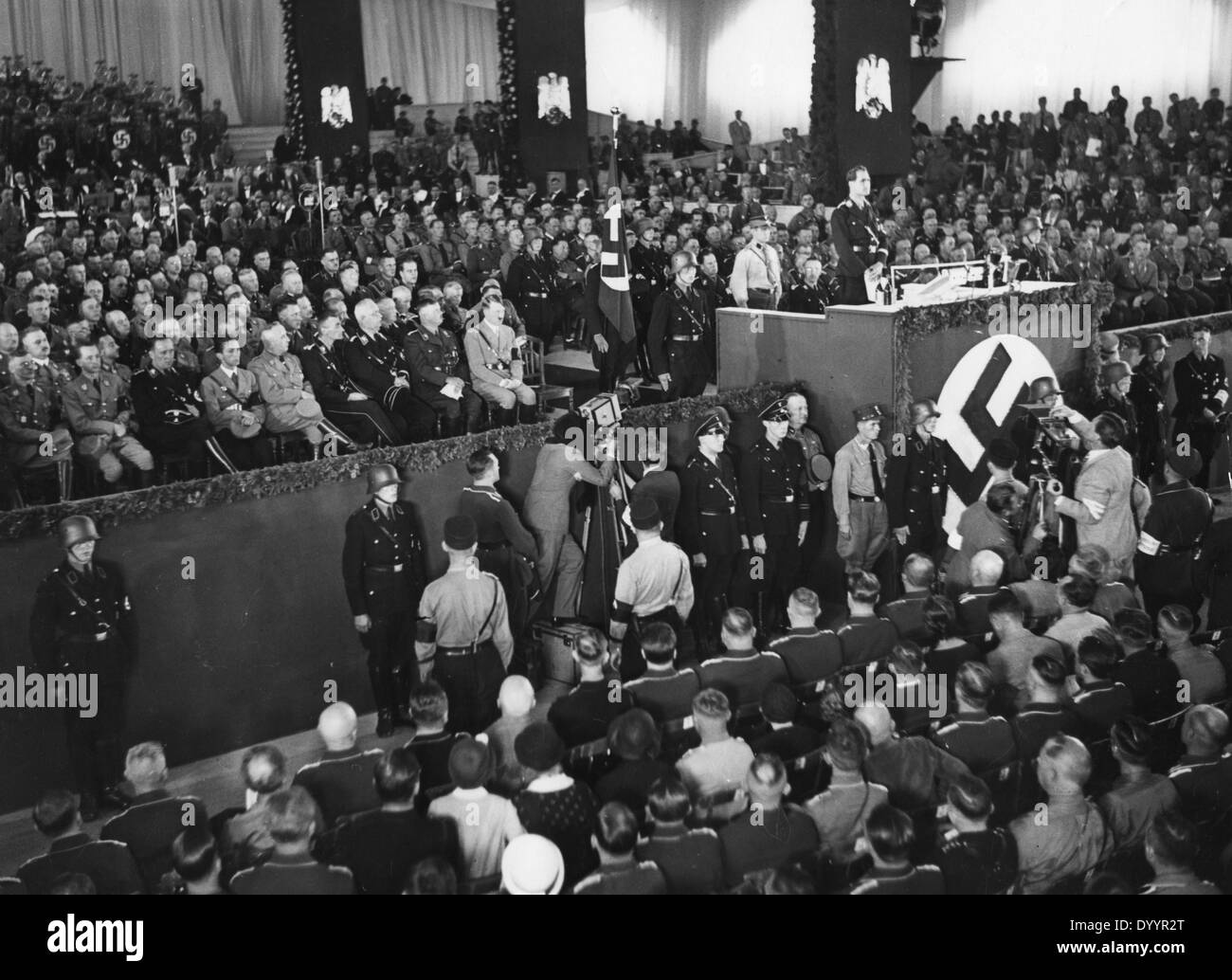 La cérémonie d'ouverture de la 'victoire' de Ralley, 1933 Banque D'Images