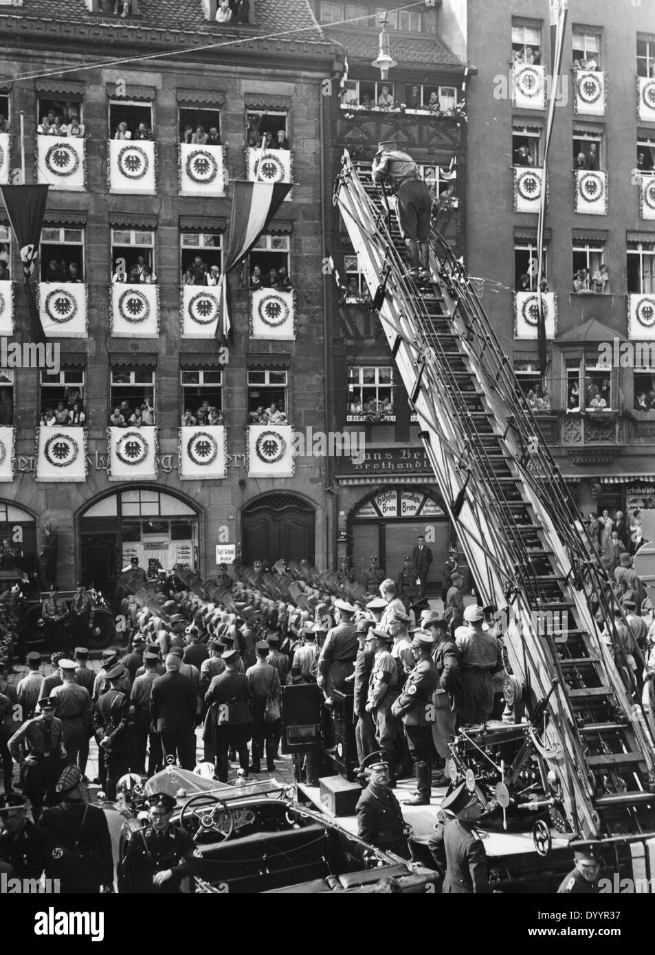 Défilé RAD à Nuremberg, 1933 Banque D'Images