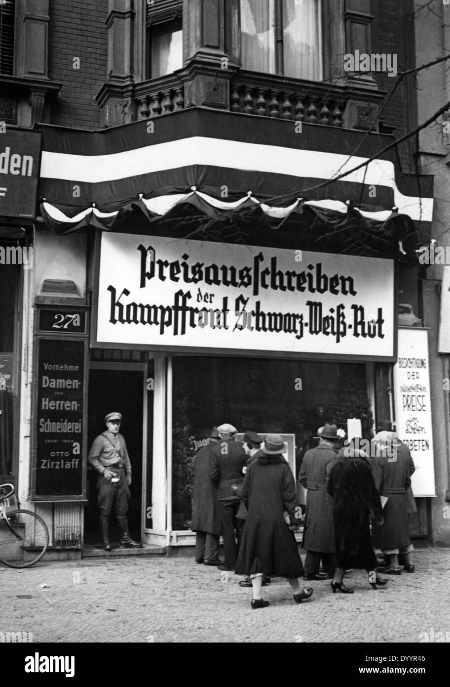 Nationaliste allemand concours, 1933 Banque D'Images