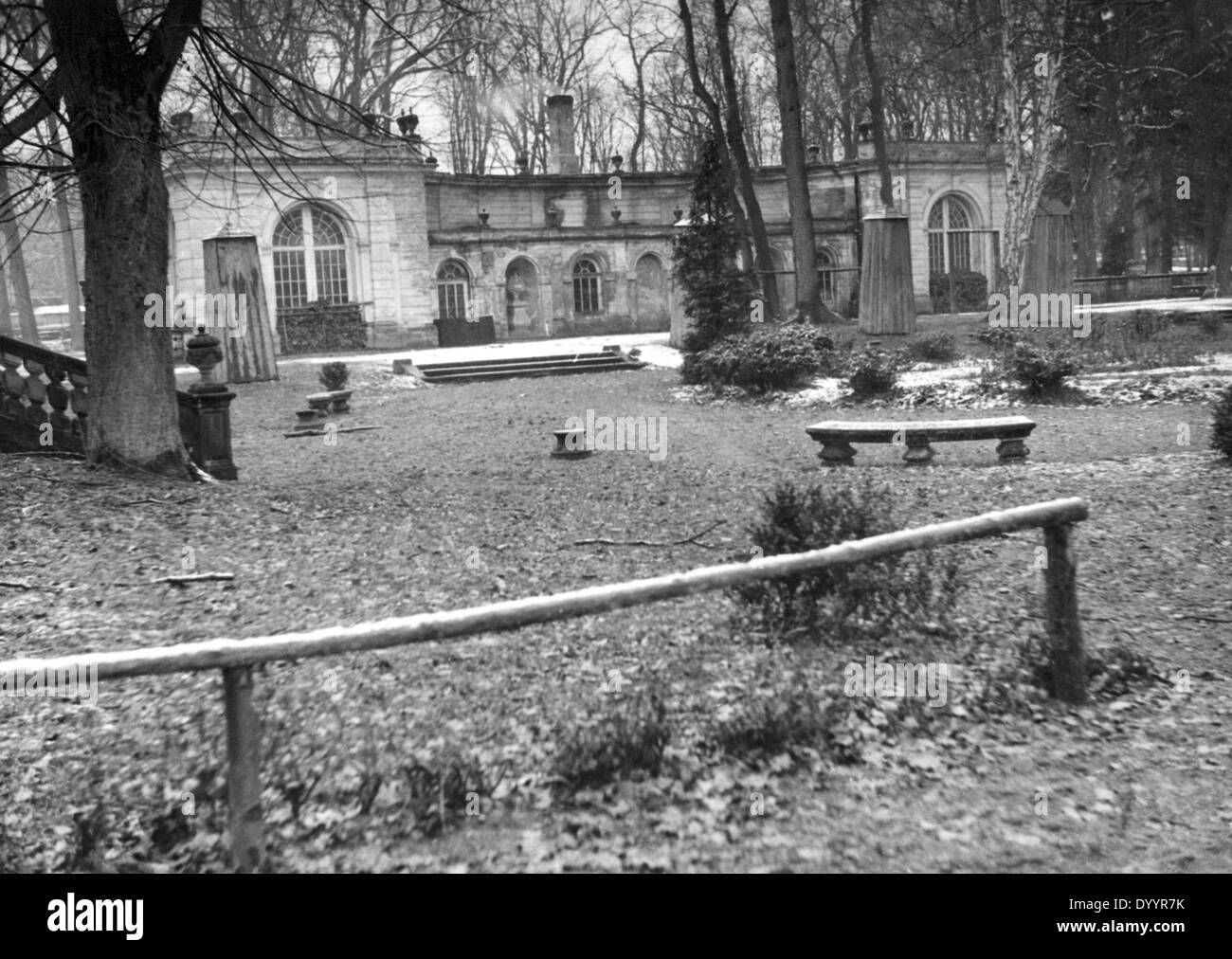 En 1935, un pavillon d'Wiepersdorf Banque D'Images