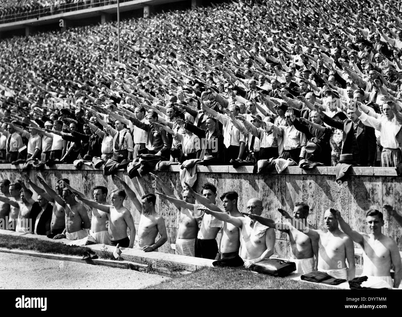 Le War-Football allemand fo finale championnat, 1941 Banque D'Images