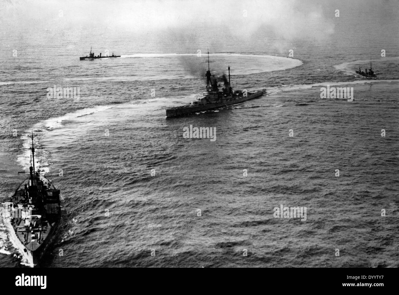 La bataille du Jutland, 1916 Banque D'Images
