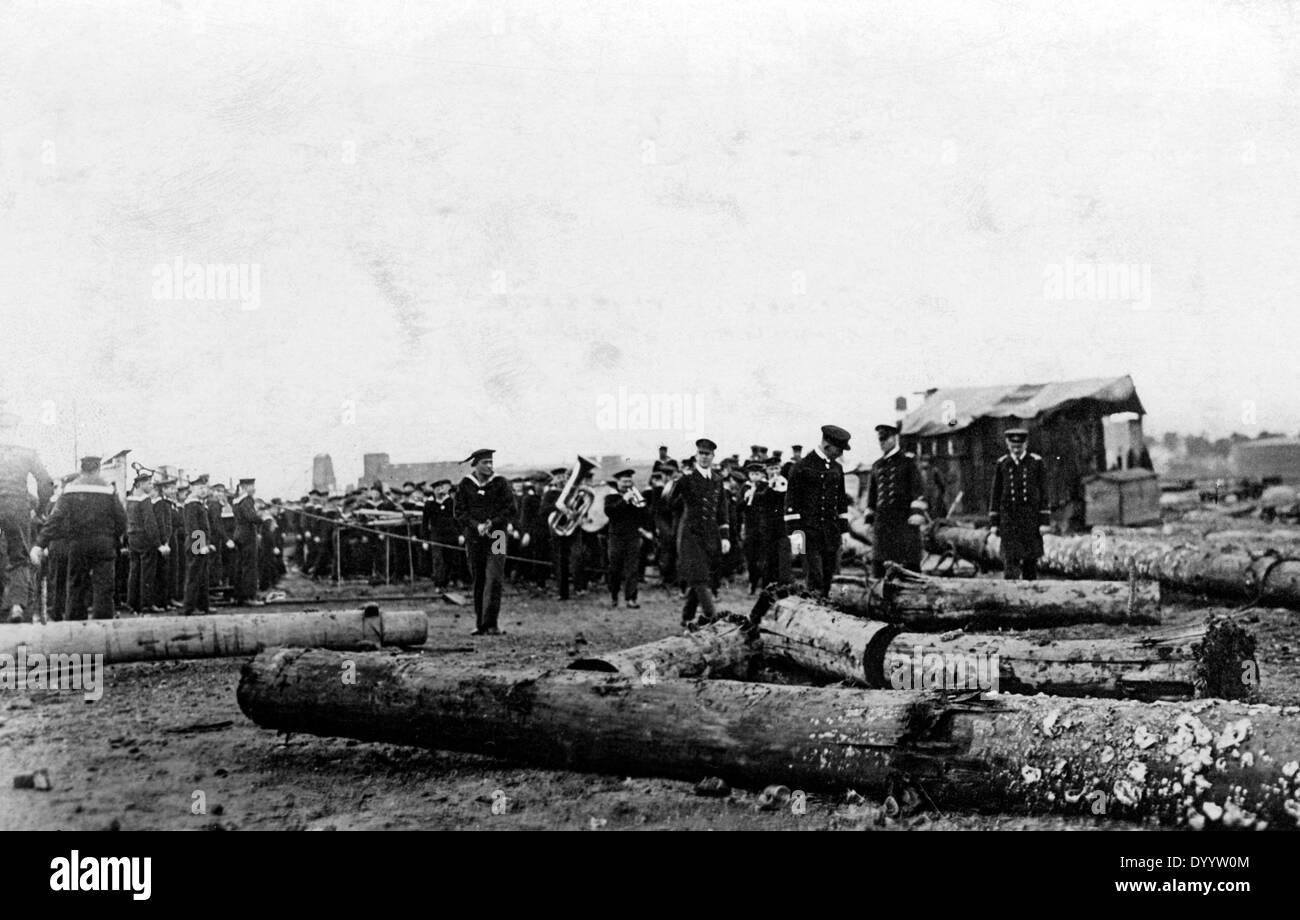 Marins de la croiseurs auxiliaires 'Prinz Eitel Friedrich' et 'Kronprinz Wilhelm', 1916 Banque D'Images