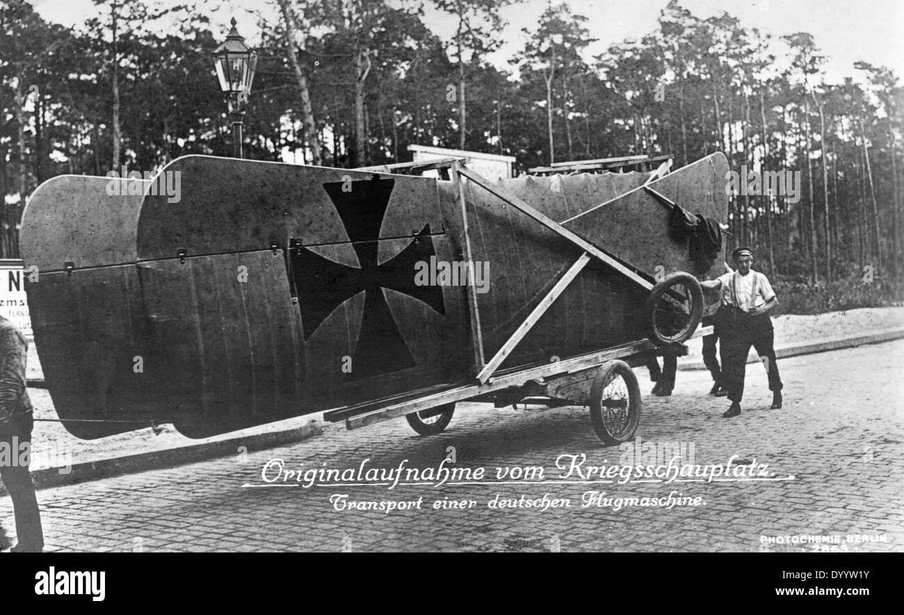 Première Guerre mondiale : les unités de la Force aérienne allemande Banque D'Images