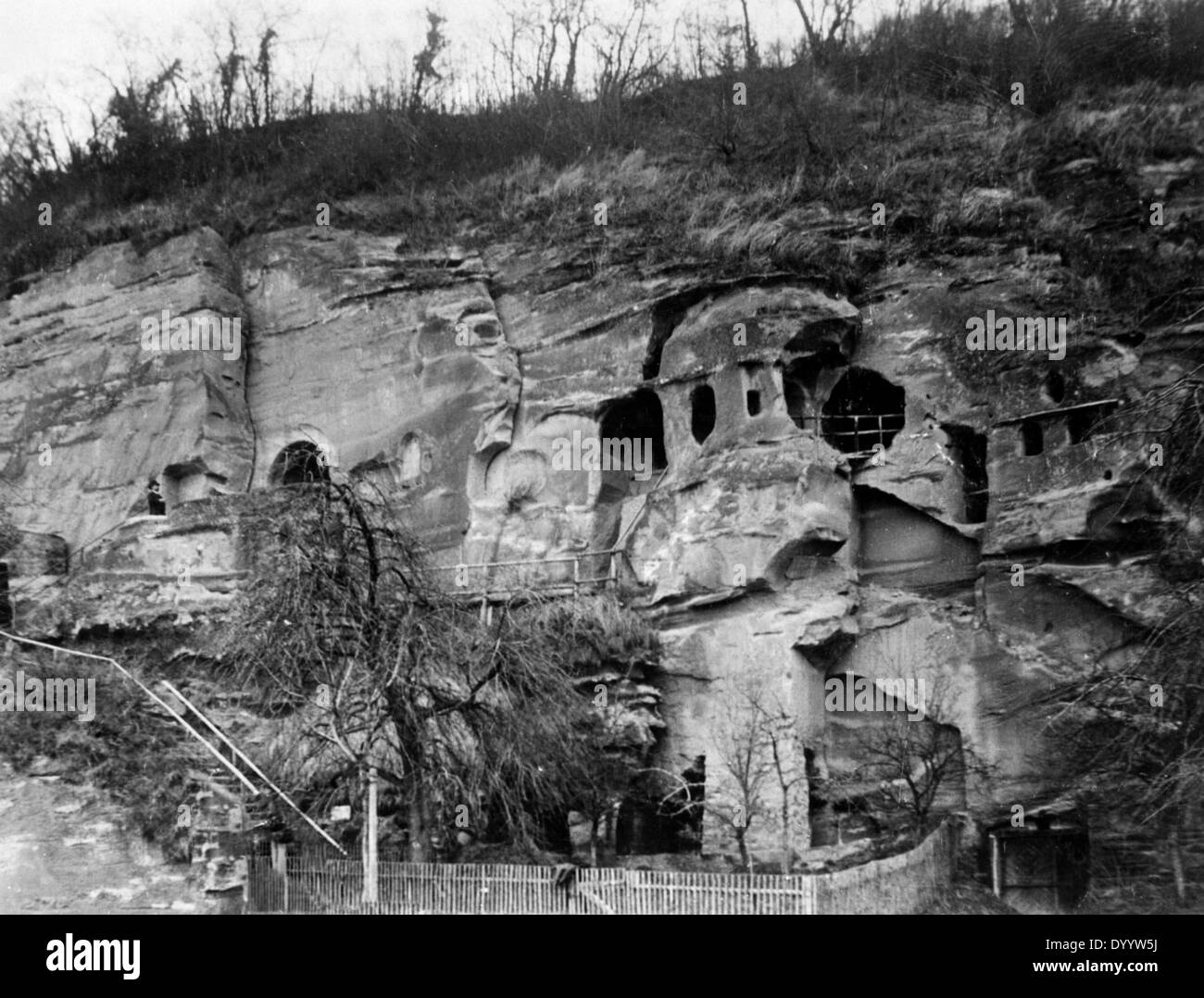 L'Heiden grottes près de Überlingen sur le lac de Constance Banque D'Images