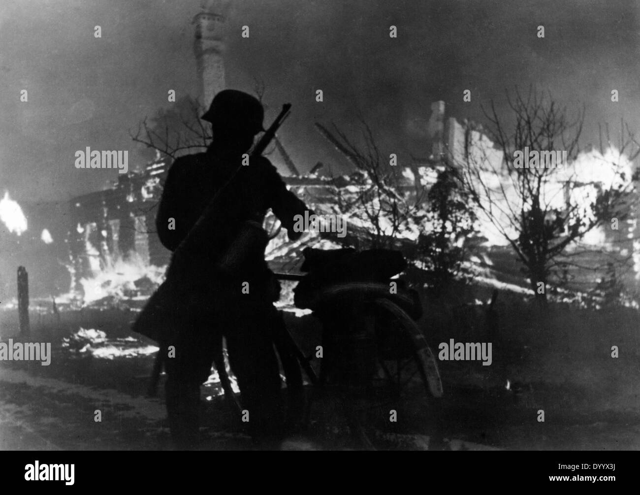 L'avance des troupes allemandes en été 1941 Banque D'Images