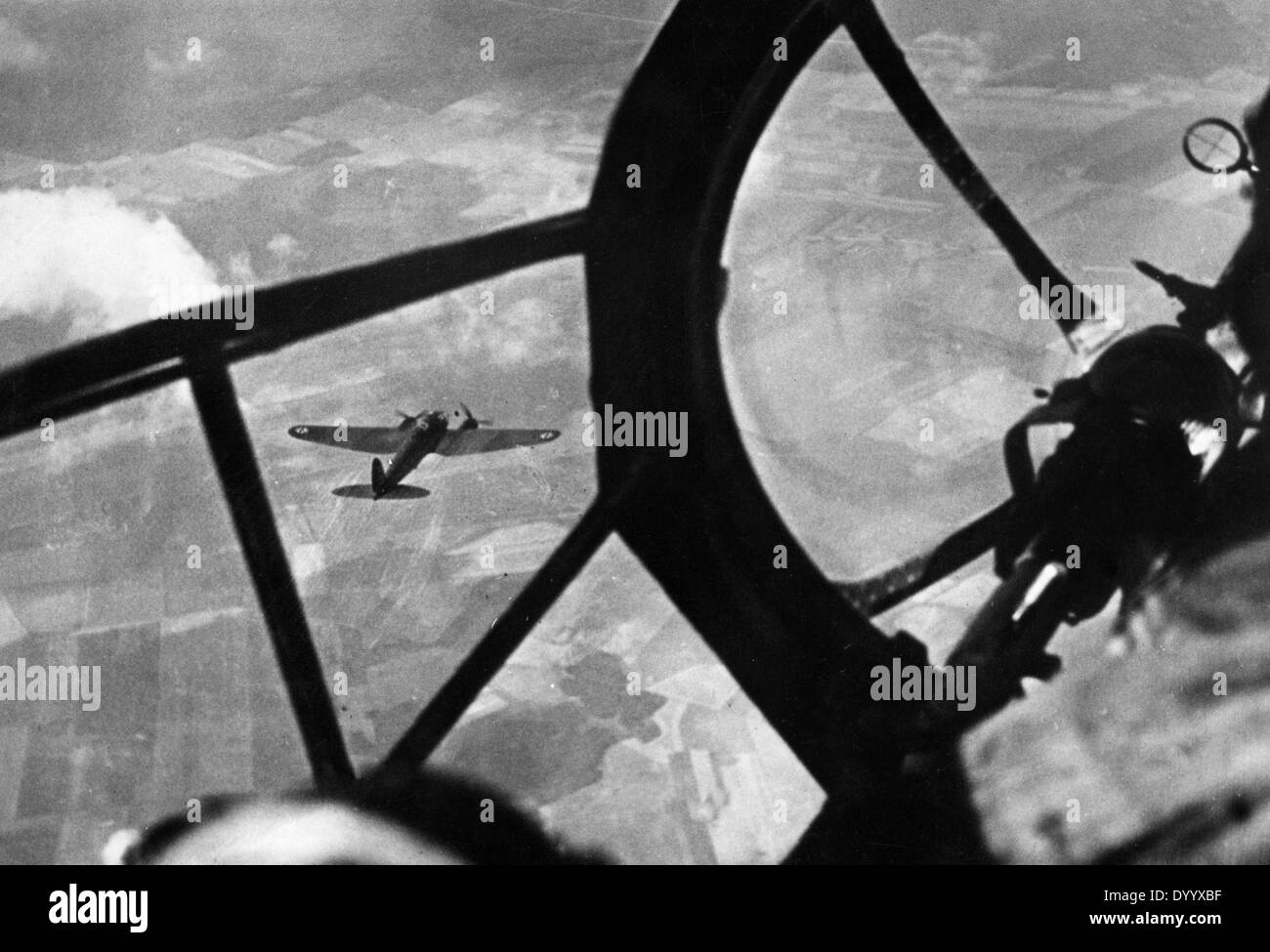 Les bombardiers allemands au-dessus de la Pologne Banque D'Images
