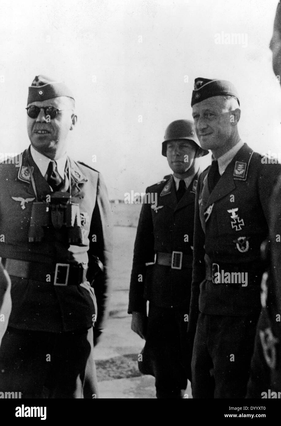 Les officiers allemands sur les îles Anglo-Normandes, 1940 Banque D'Images