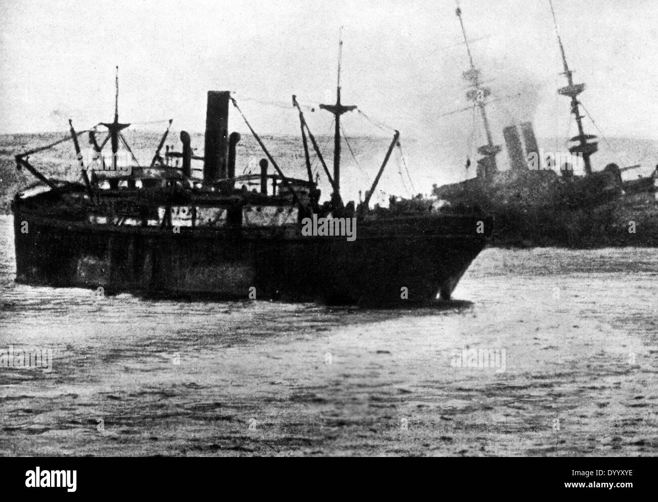 Naufrage anglais pendant la Première Guerre mondiale Banque D'Images