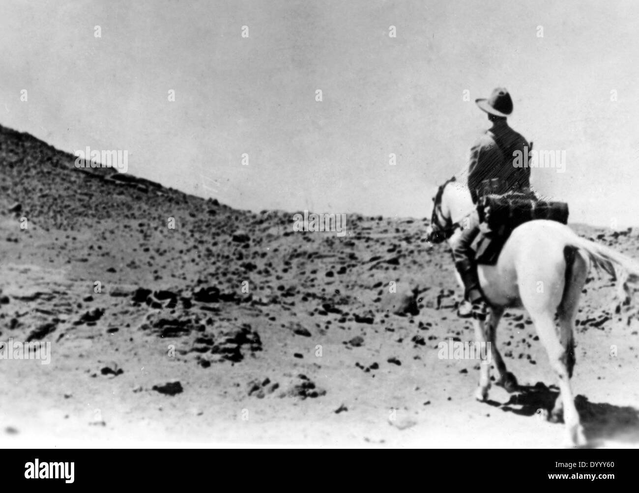 Cavalerie dans le Sud-Ouest Africain allemand, 1914 Banque D'Images