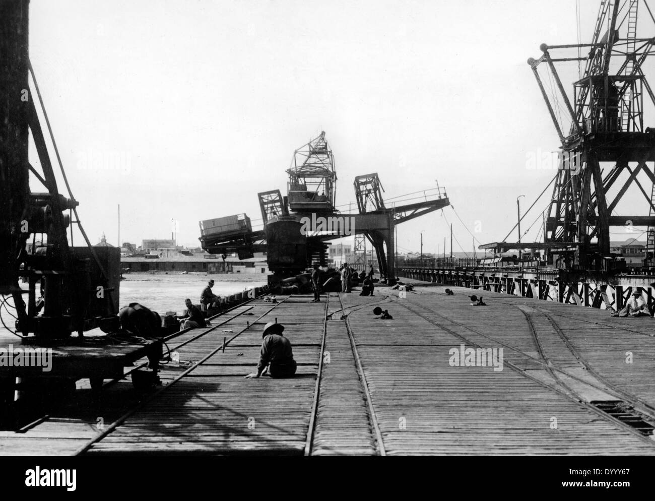 Port de Swakopmund, 1914 Banque D'Images