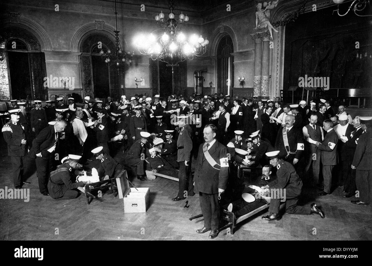 Croix rouge en Allemagne dans la Première Guerre mondiale Banque D'Images