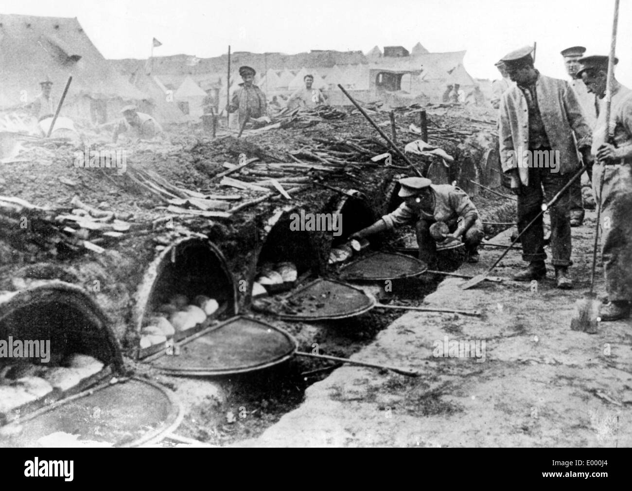 Domaine anglais boulangerie, 1916 Banque D'Images