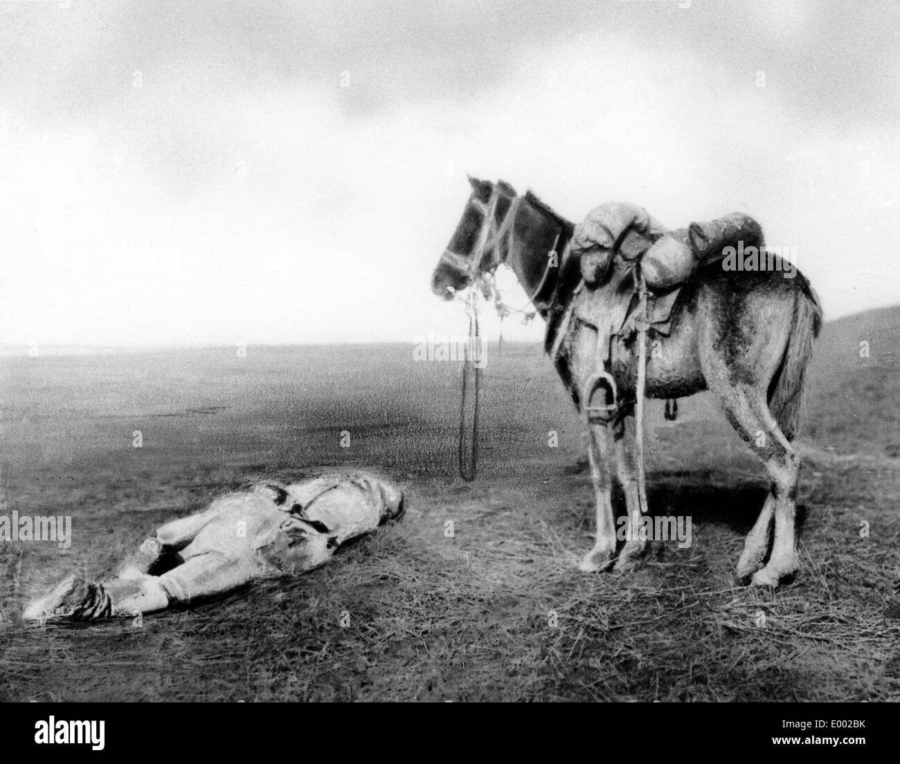 Un cavalier, 1917 Banque D'Images