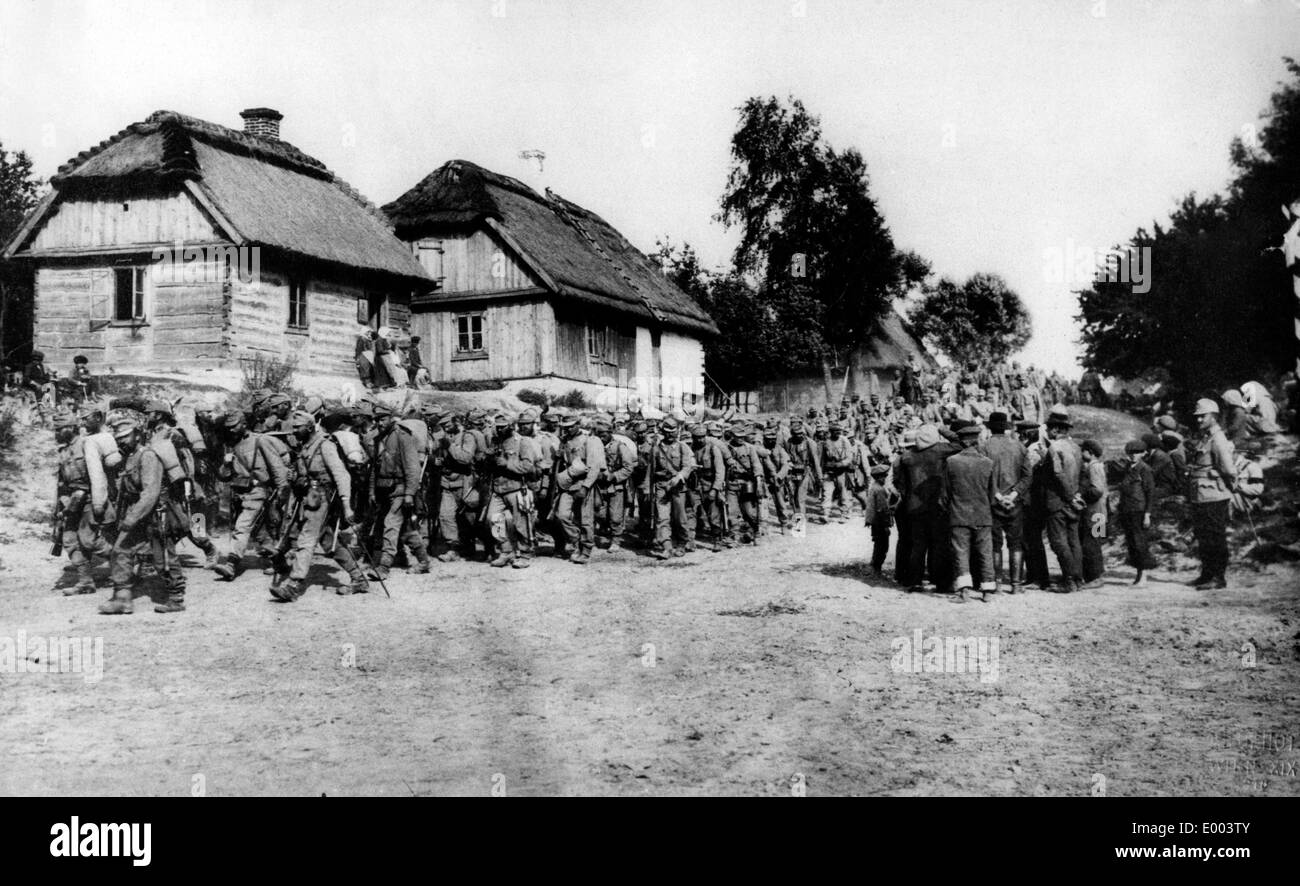 De l'infanterie austro-hongrois, 1915 Banque D'Images